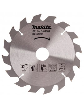 T.C.T. pjūklas 185X2X30mm...